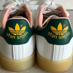 ADIDAS SNEAKERS TENNIS SHOES STAN SMITH 'White Collegiate Green' FZ3631 SZ 9.5